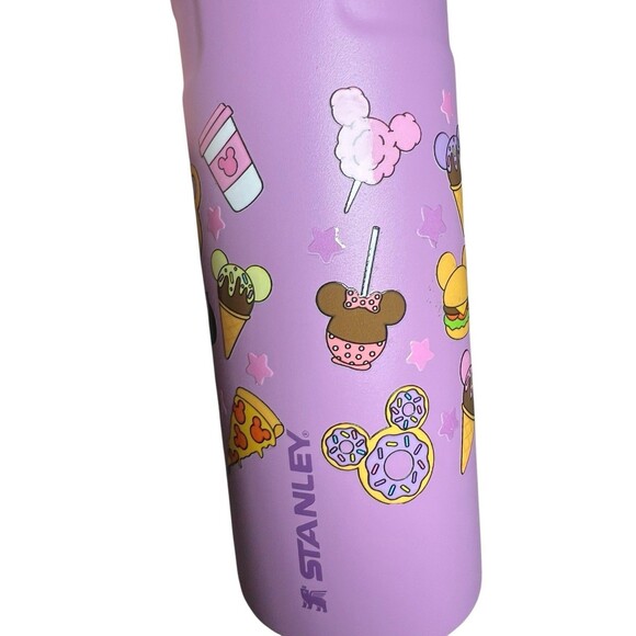 Stanley IceFlow Bottle 24oz Disney Mickey Snacks Lilac Aerolight Fast Flow Lid - Picture 6 of 8